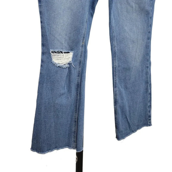 Anthropologie Avec Les Filles Raw Hem Distressed High Rise Jeans - Picture 7 of 8